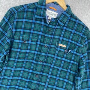 Field & Stream Flannel Button Down Shirt Long Sleeve Cotton Outdoor Plaid Medium